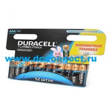 Батарейки ААА DURACELL TURBO MAX LR03 BL12