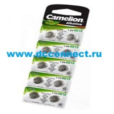 Camelion AG10-BP10(0%Hg) AG 10 389 BL10