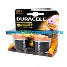 Батарейки D DURACELL LR20 BL2