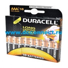 Батарейки ААА DURACELL LR03 BL18