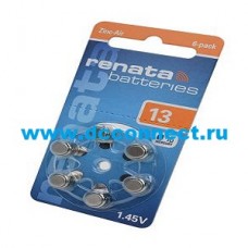 Батарейки RENATA Zinc-Air 13