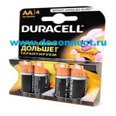 Батарейки АА DURACELL LR6 BL4