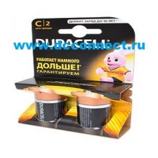 Батарейки С DURACELL LR14 BL2