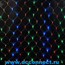 Гирлянда светодиодная сеть 1,5*1,5, цвет RGB